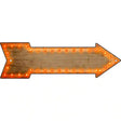 Spotlight Arrow Novelty Metal Arrow Sign 17" x 5" (A)