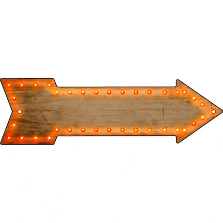 Spotlight Arrow Novelty Metal Arrow Sign 17" x 5" (A)