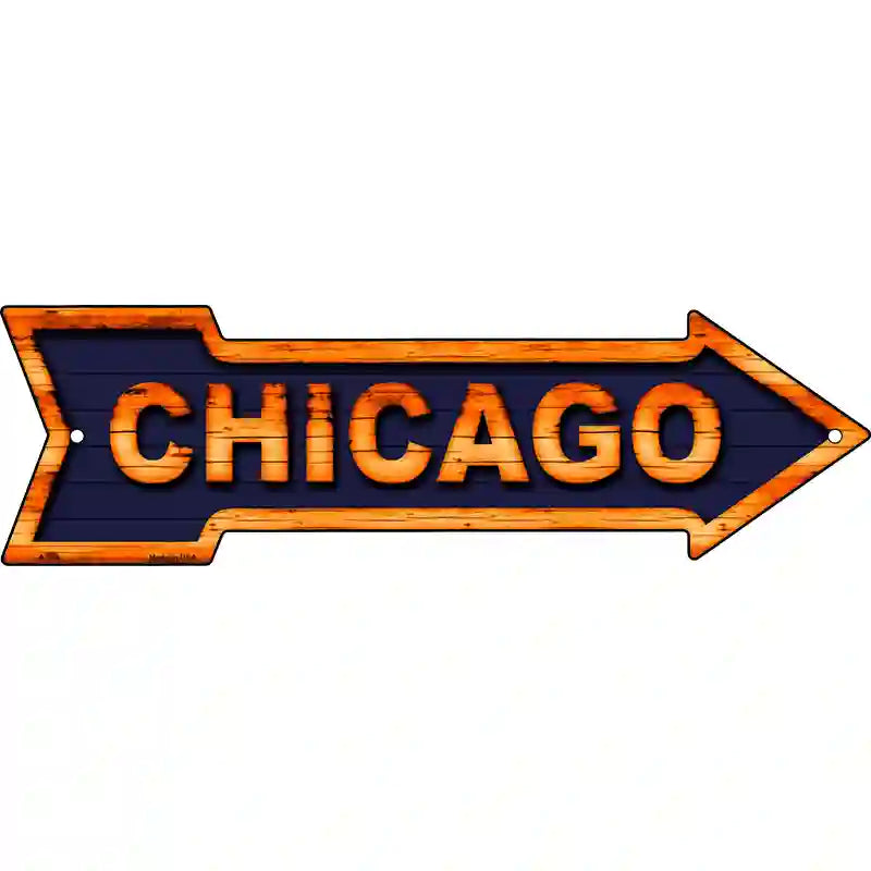 Chicago Novelty Metal Arrow Sign 17" x 5" (A)