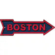 Boston Novelty Metal Arrow Sign 17" x 5" (A)