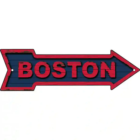 Boston Novelty Metal Arrow Sign 17" x 5" (A)