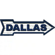 Dallas Novelty Metal Arrow Sign 17" x 5" (A)