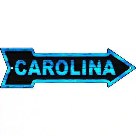 Carolina Novelty Metal Arrow Sign 17" x 5" (A)