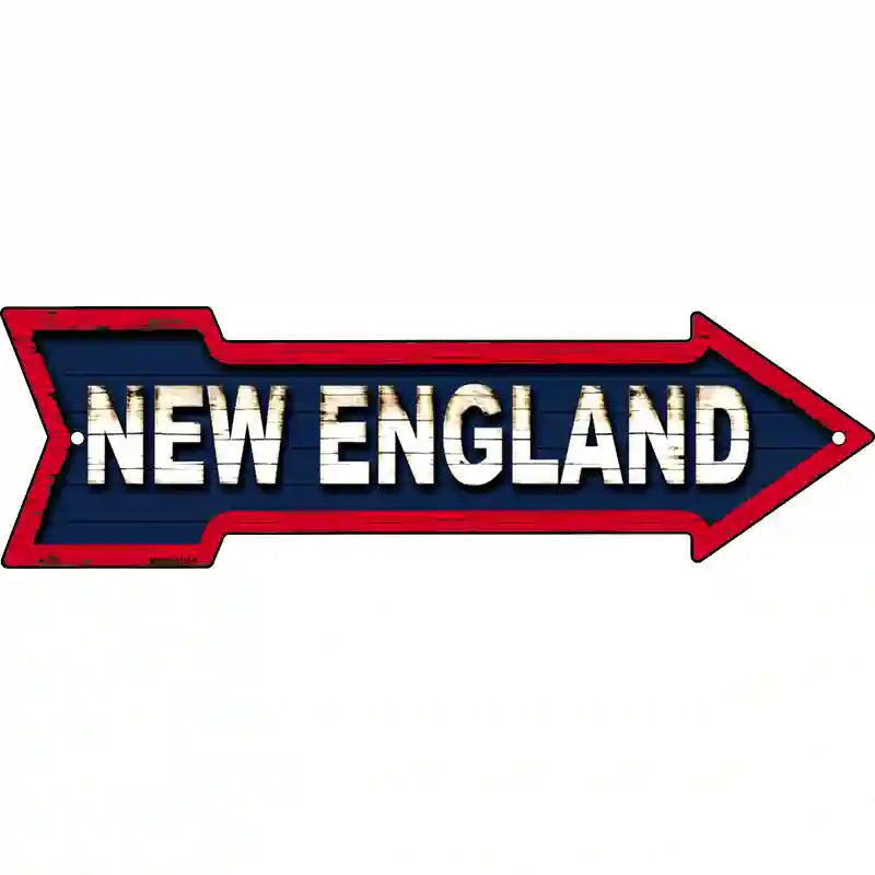 New England Novelty Metal Arrow Sign 17" x 5" (A)