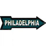 Philadelphia Novelty Metal Arrow Sign 17" x 5" (A)