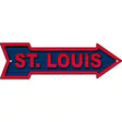 St Louis Novelty Metal Arrow Sign 17" x 5" (A)