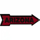 Arizona Colors Novelty Metal Arrow Sign 17" x 5" (A)