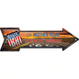 Route 66 With Sunset Novelty Metal Arrow Sign 17" x 5" (A)