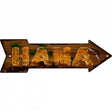 Hana Hawaiian Novelty Metal Arrow Sign 17" x 5" (A)