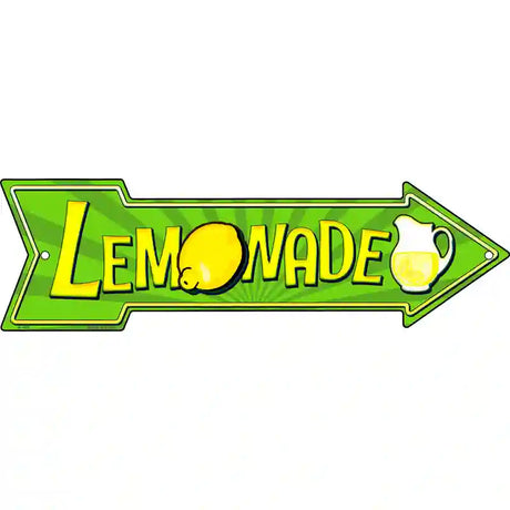 Lemonade Novelty Metal Arrow Sign 17" x 5" (A)