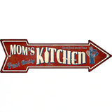 Moms Kitchen Novelty Metal Arrow Sign 17" x 5" (A)