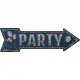 Party Confetti Novelty Metal Arrow Sign 17" x 5" (A)