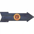 Minnesota State Flag Novelty Metal Arrow Sign 17" x 5" (A)