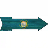 South Dakota State Flag Novelty Metal Arrow Sign 17" x 5" (A)