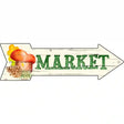 Market Novelty Metal Arrow Sign 17" x 5" (A)