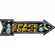 US Space Force Novelty Metal Arrow Sign 17" x 5" (A)