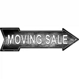 Moving Sale Right Novelty Metal Arrow Sign 17" x 5" (A)