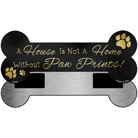 Without Paw Prints Novelty Bone Magnet B-001