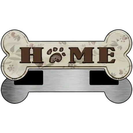 Home With Paw Novelty Bone Magnet B-007