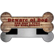 Beware of Dog and Kids Novelty Bone Magnet B-009