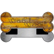 Woof Woof Novelty Bone Magnet B-015