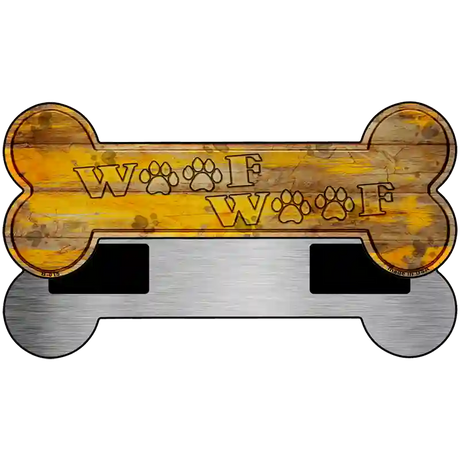 Woof Woof Novelty Bone Magnet B-015