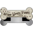 Wipe Your Paws Novelty Bone Magnet B-030