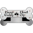 Keep Calm Howl On Novelty Bone Magnet B-047