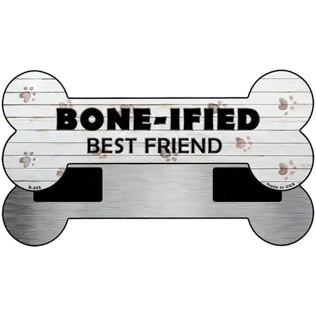 Boneified Best Friend Novelty Metal Bone Magnet