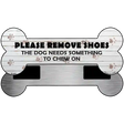 Dog Needs To Chew Novelty Metal Bone Magnet