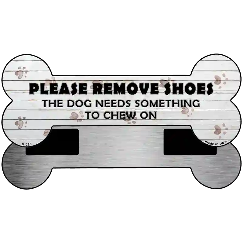 Dog Needs To Chew Novelty Metal Bone Magnet