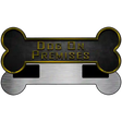 Dog On Premises Novelty Metal Bone Magnet