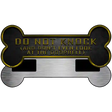 Dont Knock Or Doorbell Novelty Metal Bone Magnet