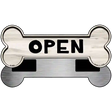 Open Novelty Metal Bone Magnet