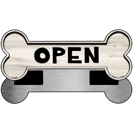 Open Novelty Metal Bone Magnet