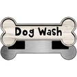 Dog Wash Novelty Metal Bone Magnet