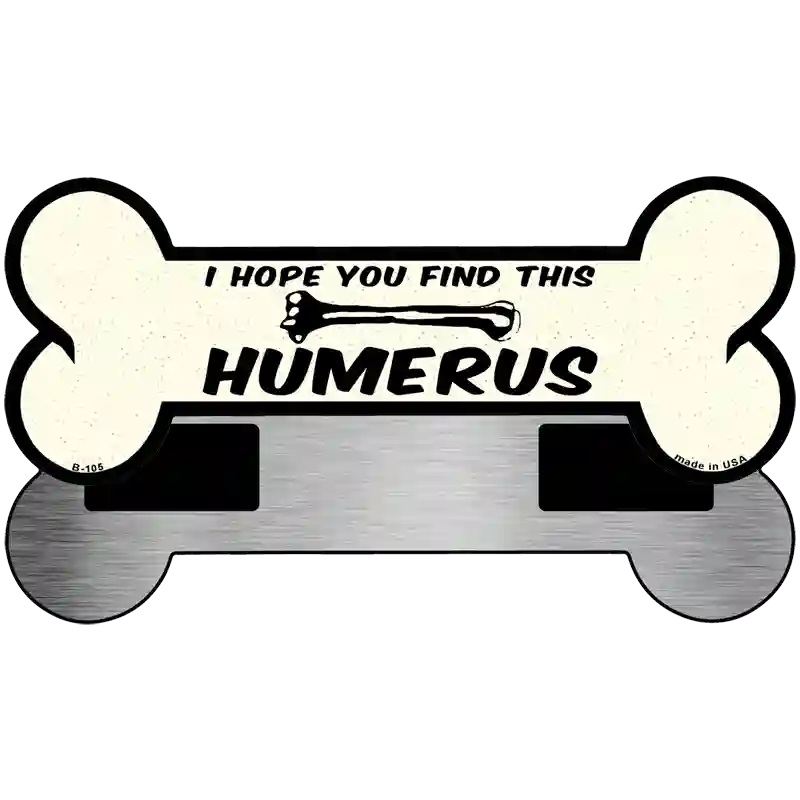 Humerus Novelty Metal Bone Magnet