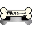 Tibia Novelty Metal Bone Magnet