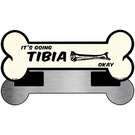 Tibia Novelty Metal Bone Magnet