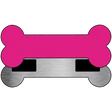 Pink Novelty Metal Bone Magnet