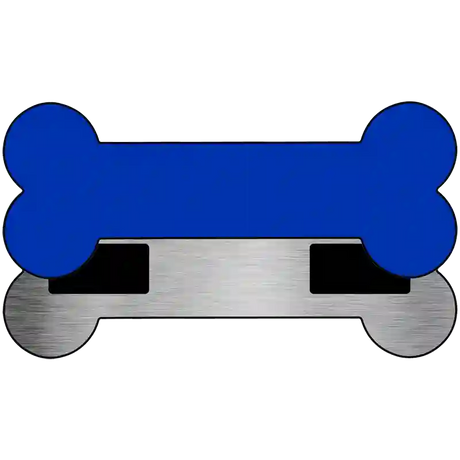 Blue Novelty Metal Bone Magnet