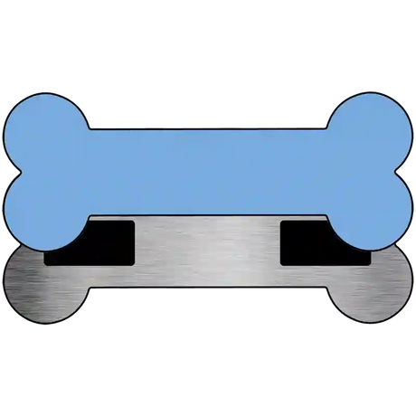 Light Blue Novelty Metal Bone Magnet