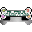 Pet Waste Novelty Metal Bone Magnet