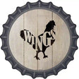 Chickens Make Wings Novelty Metal Bottle Cap Sign BC-1071