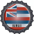 Hawaii State Flag Novelty Metal Bottle Cap Sign BC-110