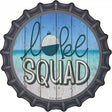 Lake Squad Novelty Metal Bottle Cap Sign