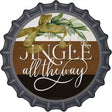 Jingle All The Way Novelty Metal Bottle Cap Sign