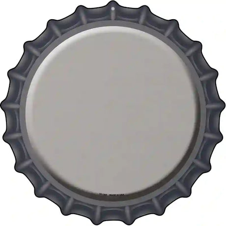 Tan Novelty Metal Bottle Cap Sign BC-163