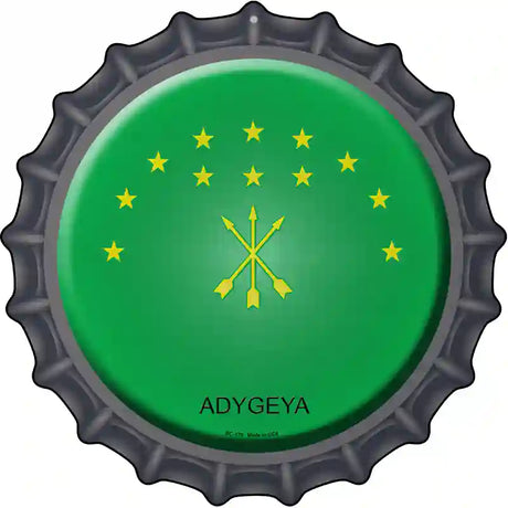 Adygeya Novelty Metal Bottle Cap Sign BC-179