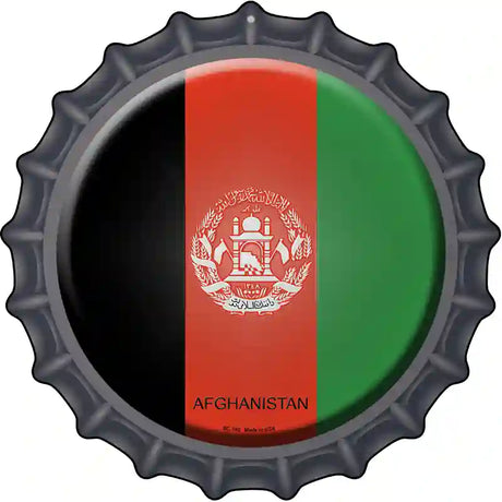 Afghanistan Novelty Metal Bottle Cap Sign BC-180